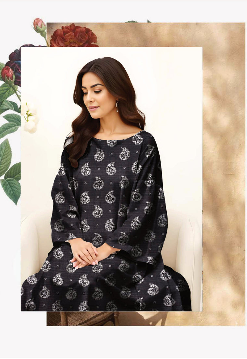 3 Piece - Digital Printed Suit - 93711