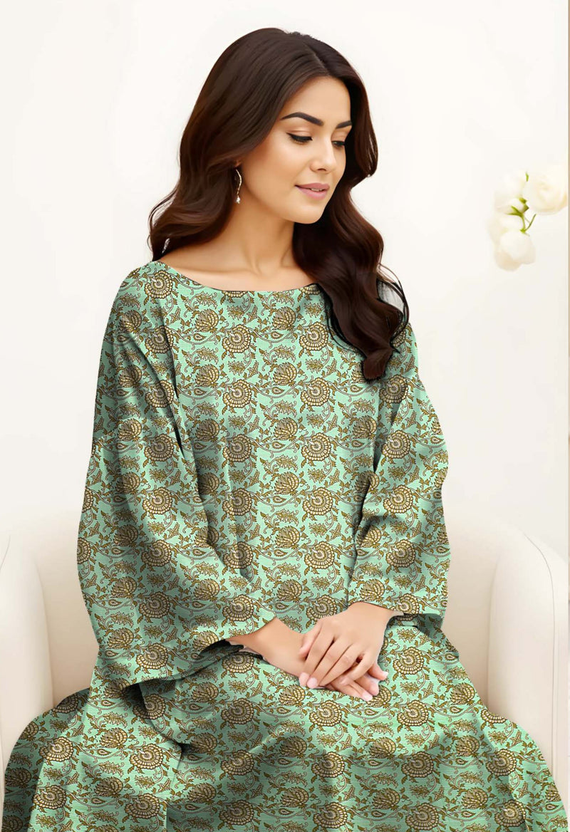 3 Piece - Digital Printed Suit - 937111