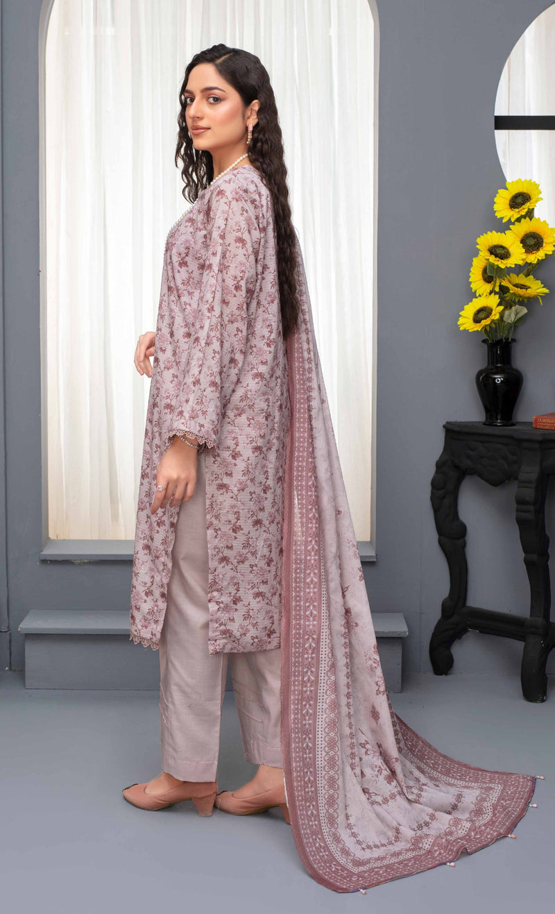 3 Piece - Digital Printed Suit - 93701